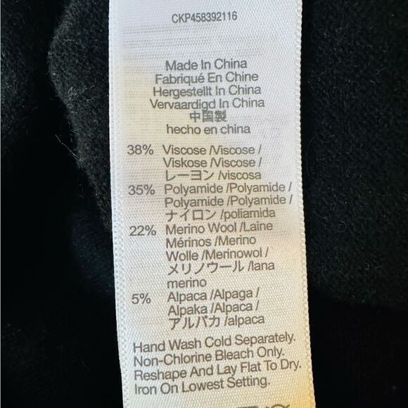 Madewell Crestland Side-Button Turtleneck Tunic Sweater Size Large - Picture 6 of 7